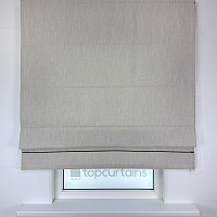картинка Римская штора Perfection Line, бежево серая с тонким кантом от магазина Topcurtains
