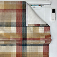 картинка Римская штора в клетку Tartan color 1 от магазина Topcurtains