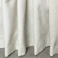 картинка Штора из белого шeнилла Chenille Milk от магазина Topcurtains