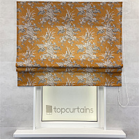 картинка Римская штора из хлопка Field Birds с изображением птиц от магазина Topcurtains