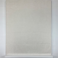 картинка Двойная римская штора Chenille Milk с тюлем от магазина Topcurtains