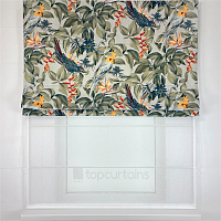 картинка Двойная римская штора Funny Parrots день и ночь от магазина Topcurtains