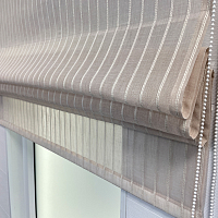 картинка Римская штора Sun Line, бежевая от магазина Topcurtains
