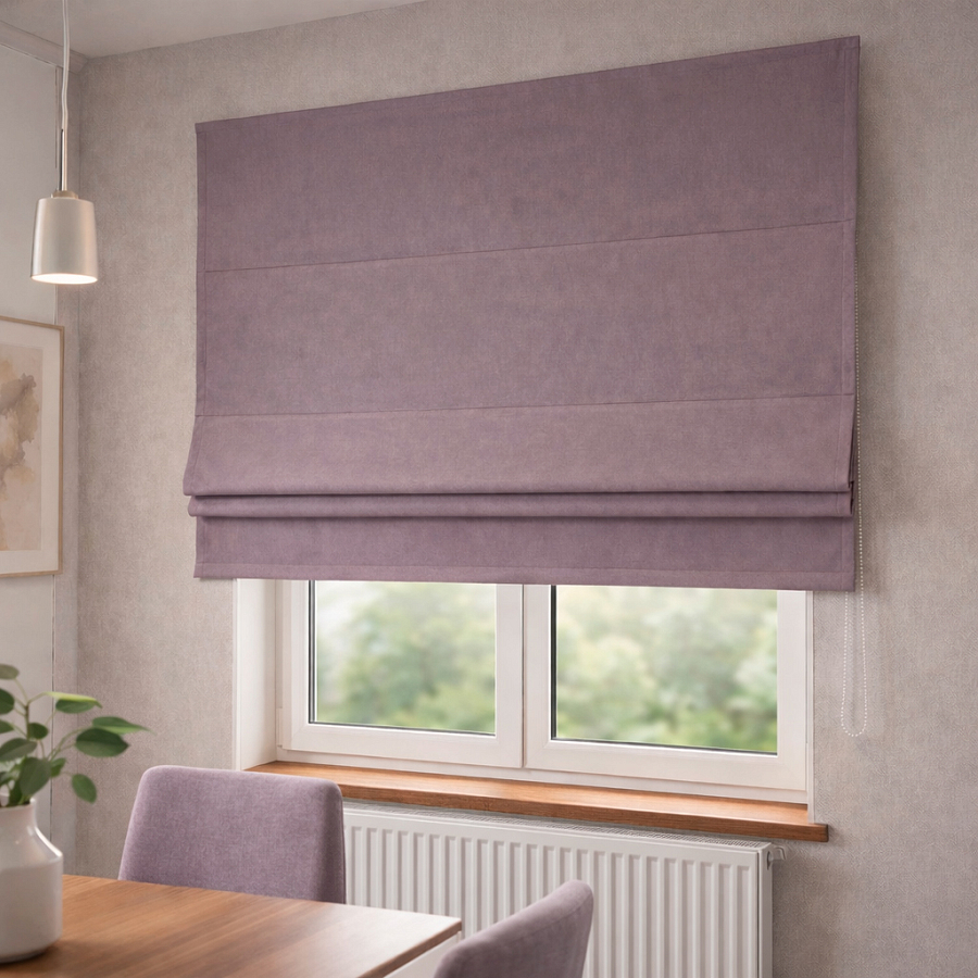 картинка Римская штора Alcantara purple от магазина Topcurtains