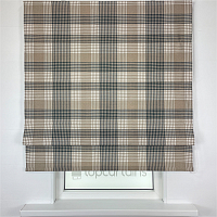 картинка Римская штора в клетку Tartan color 2 от магазина Topcurtains