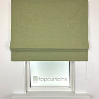 картинка Римская штора блэкаут Eclipse зеленая от магазина Topcurtains