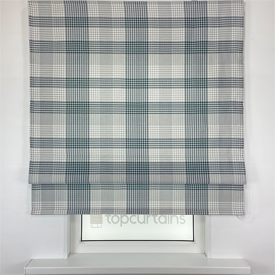 картинка Римская штора в клетку Tartan color 3 от магазина Topcurtains