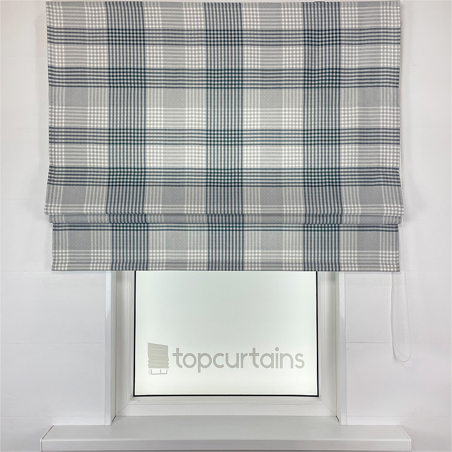картинка Римская штора в клетку Tartan color 3 от магазина Topcurtains