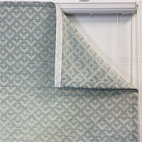 картинка Римская штора Soft Corner, серо-голубая от магазина Topcurtains