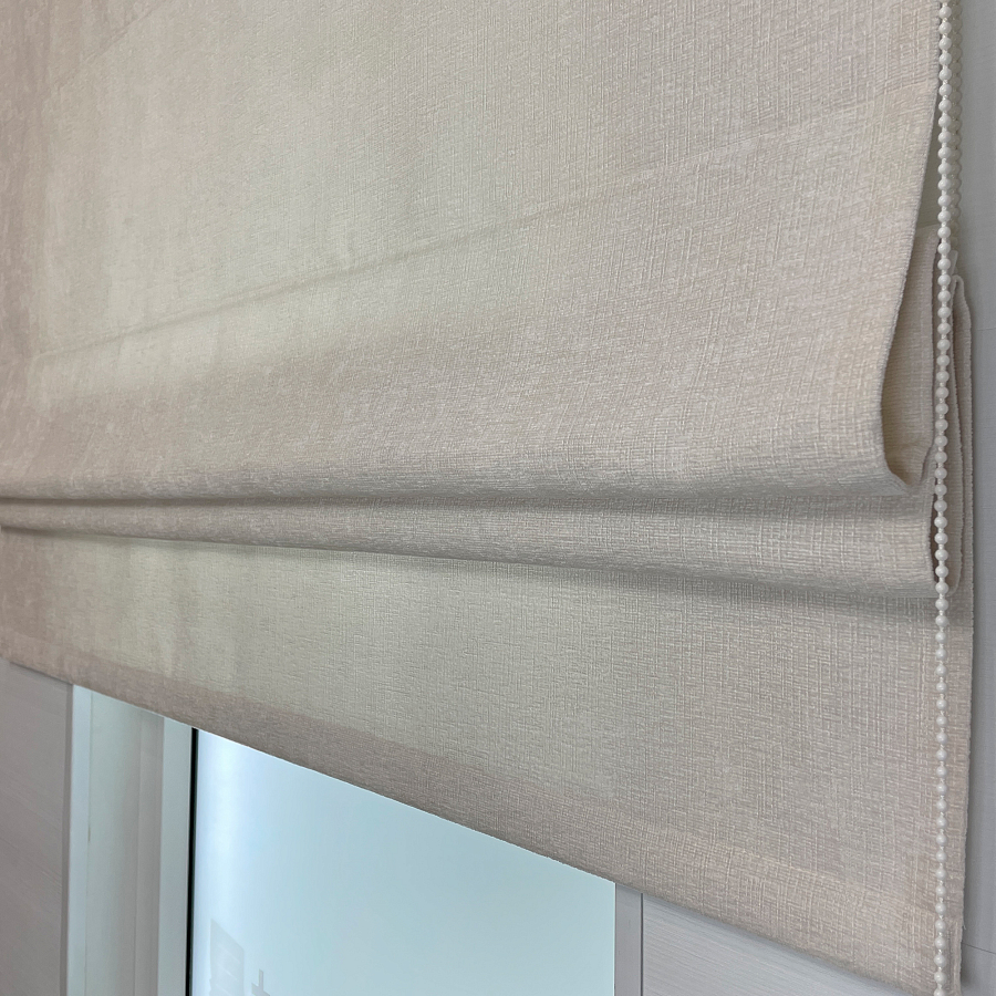 картинка Римская штора Chenille Milk от магазина Topcurtains