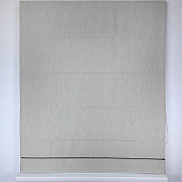 картинка Римская штора Perfection Line, бежево серая с тонким кантом от магазина Topcurtains