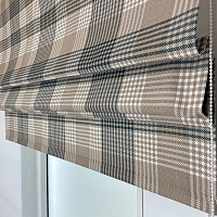 картинка Римская штора в клетку Tartan color 2 от магазина Topcurtains