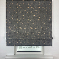картинка Римская штора Mountain Gold графитовая от магазина Topcurtains