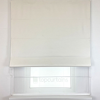 картинка Двойная римская штора White Cover с тюлем от магазина Topcurtains