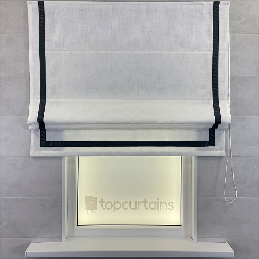 картинка Римская штора White&Black от магазина Topcurtains