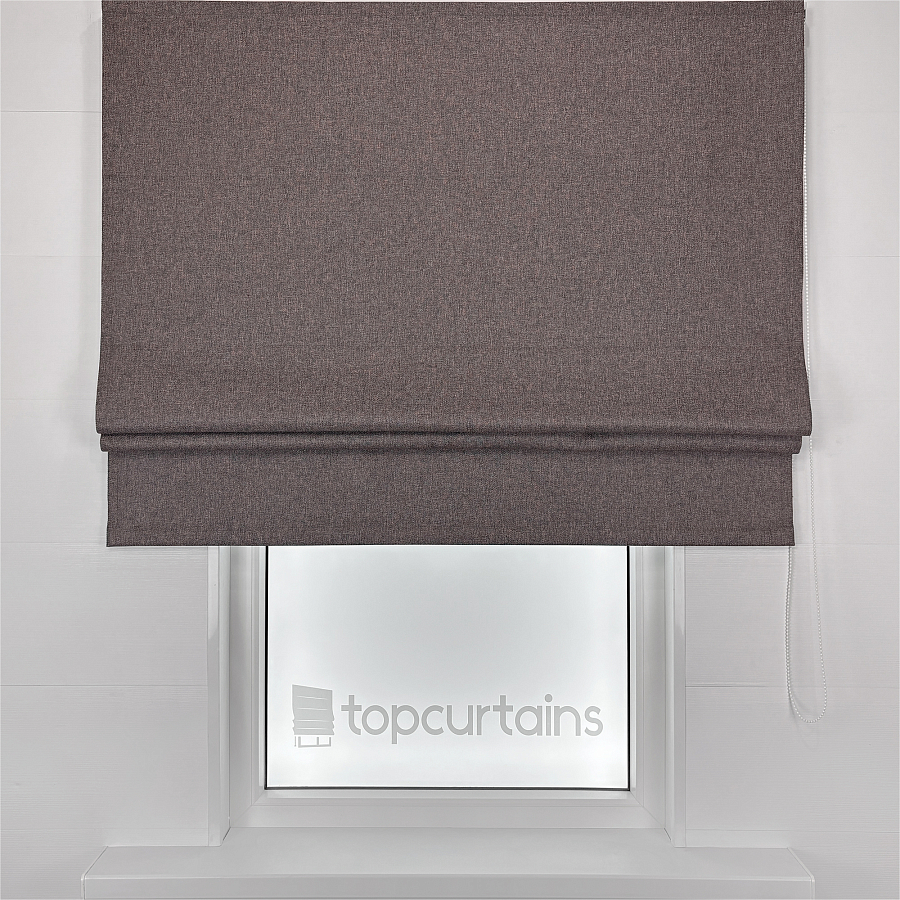 картинка Римская штора блэкаут Brown Cover от магазина Topcurtains