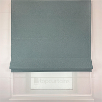 картинка Двойная римская штора Eclipse бирюзовый блэкаут с тюлем от магазина Topcurtains