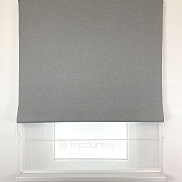 картинка Двойная римская штора блэкаут Eclipse серая от магазина Topcurtains