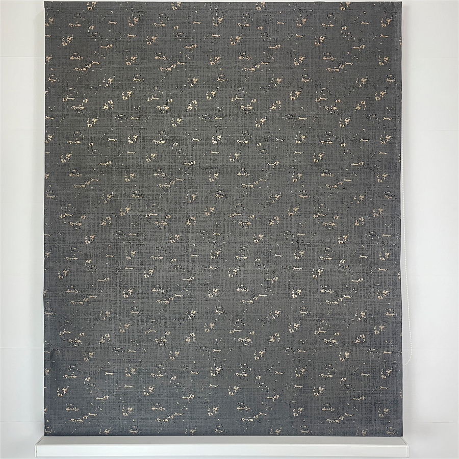 картинка Римская штора Mountain Gold графитовая от магазина Topcurtains