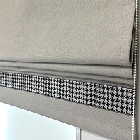 картинка Римская штора блэкаут Eclipse Style светло серая от магазина Topcurtains