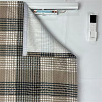 картинка Римская штора в клетку Tartan color 2 от магазина Topcurtains
