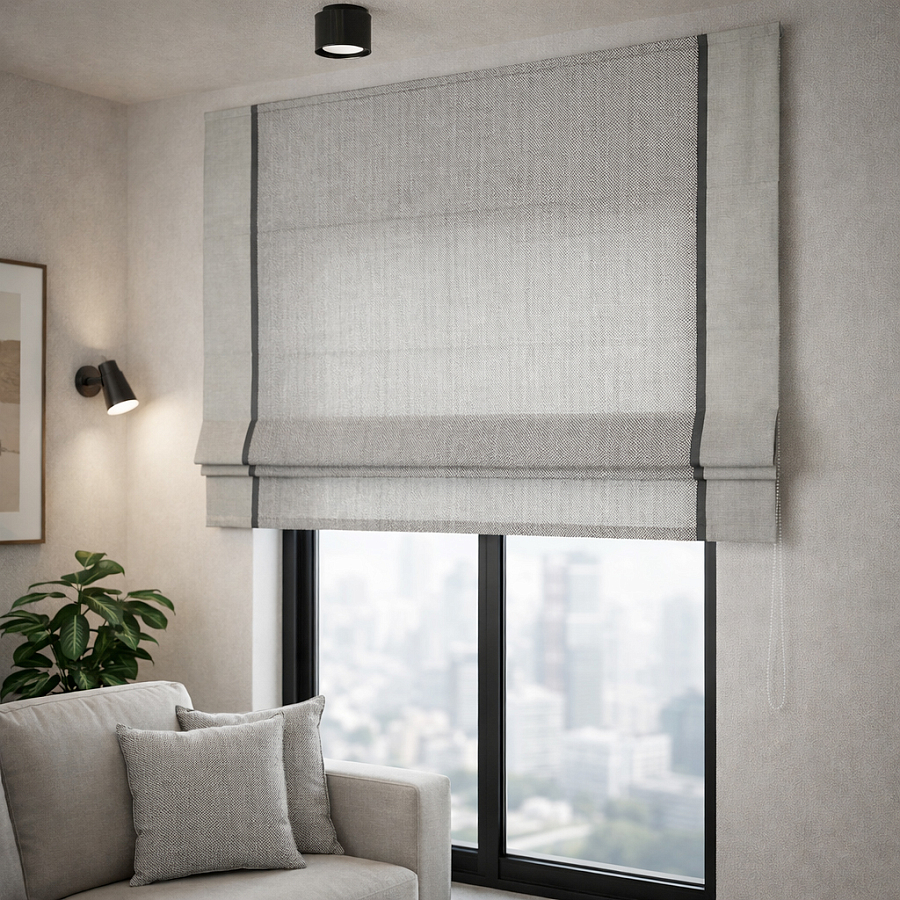 картинка Римская штора Silver Fleece от магазина Topcurtains