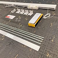 картинка Карниз для римских штор с электродвигателем A-OK 220V от магазина Topcurtains