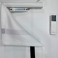 картинка Римская штора Canvas White Snow Frame от магазина Topcurtains