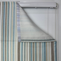 картинка Римская штора Candy Stripes голубая от магазина Topcurtains