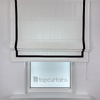 картинка Римская штора Canvas White Snow Frame от магазина Topcurtains