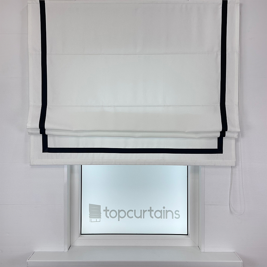 картинка Римская штора Canvas White Snow Frame от магазина Topcurtains
