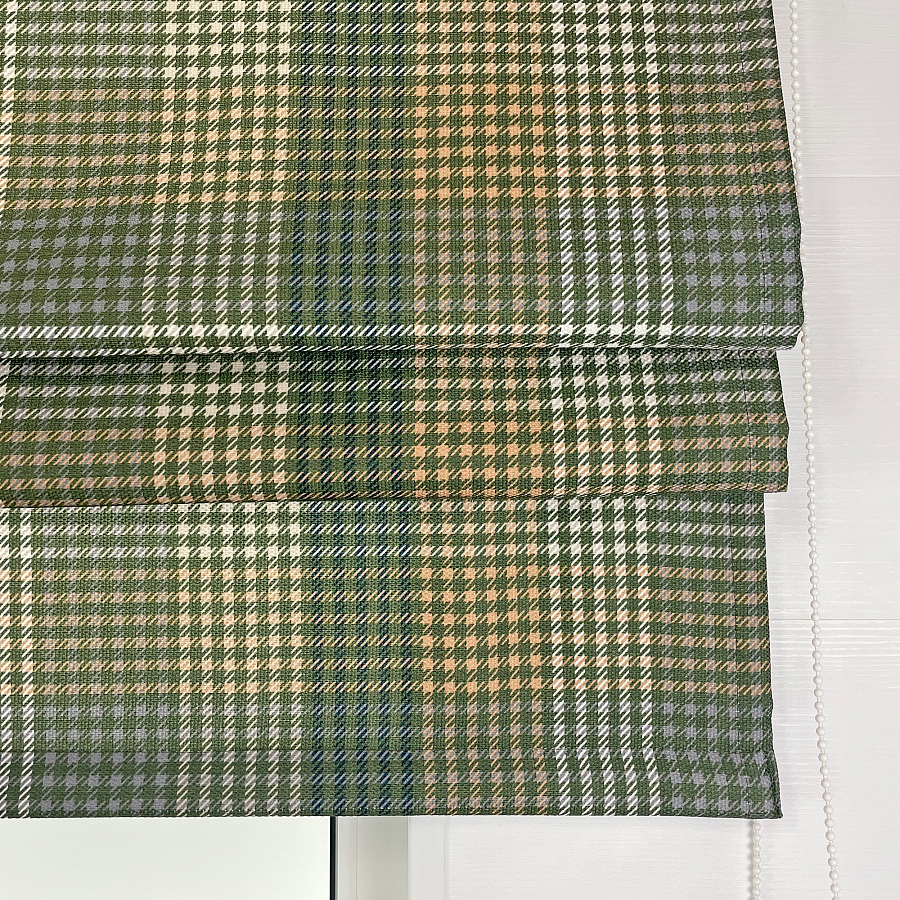 картинка Римская штора в клетку Tartan color 4 от магазина Topcurtains