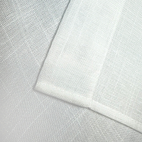 картинка Штора из белого льняного тюля Ballet от магазина Topcurtains