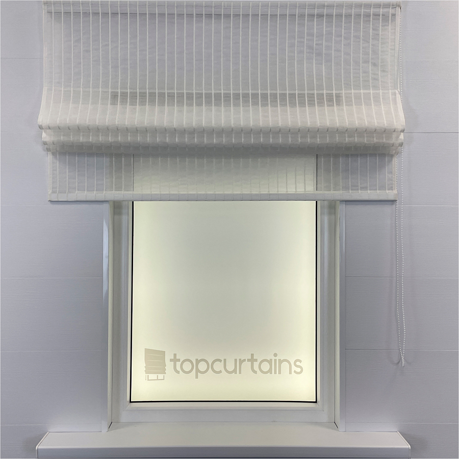 картинка Римская штора Sun Line, белая от магазина Topcurtains
