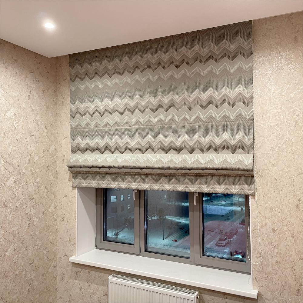 Римские шторы с рисунком купить в интернет-магазине TopCurtains